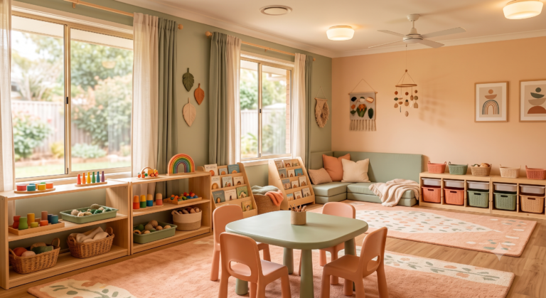 How to choose the right daycare - warm classroom interior